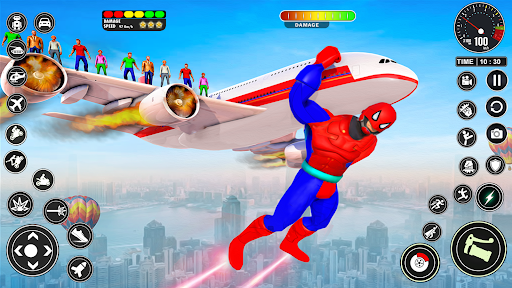 Flying Robot Superhero Games androidhappy screenshots 2