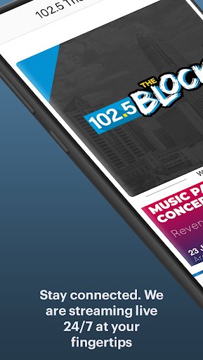 Android application 102.5 The Block screenshort