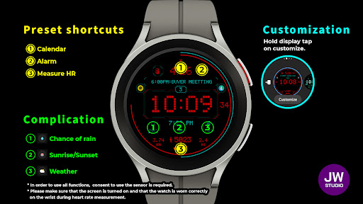 JW117 jwstudio watchface Screen 2