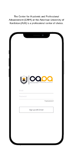 Android application CAPA screenshort