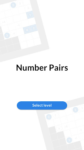 Android application Number Pairs screenshort