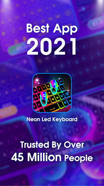 Neon-LED-Tastatur - RGB-Neon-LED-Tastatur - RGB-Beleuchtung Farben  poster