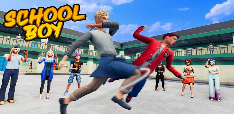 Gangster High School Boy Simulator- School Games