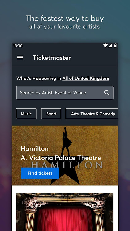 Ticketmaster UK Event Tickets - 248.1 - (Android)