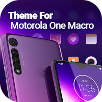 Launcher theme for Motorola Moto One Macro