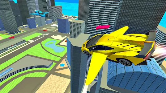 Flying Car Real Airport Taxi