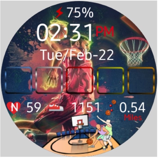 Android application Basketball Time screenshort