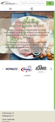 myBidfood.hu Screen 2