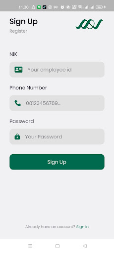MyHRS Mobile SPS Screen 2