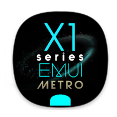 X1S Metro Cyan EMUI 5 Theme (B