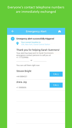 iCE Angel – ID™ Emergency SOS Screen 3