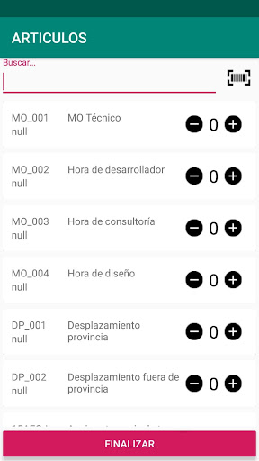 Android application Ever Service screenshort