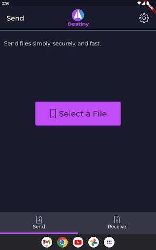 Destiny - Secure File Transfer Screenshot 3 - AppWisp.com