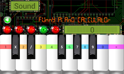 Funny Piano Calculator