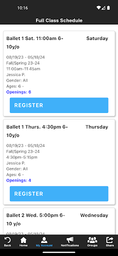 Sandras School of Dance Screen 3