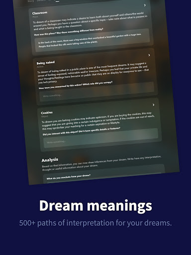 Screenshot of Oniri - Your Dream Journal