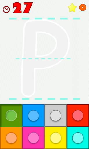 Screenshot of Kids Write ABC!