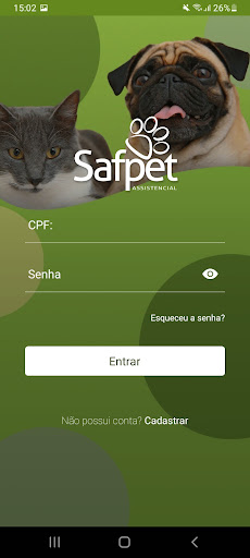 SafPet Screen 2