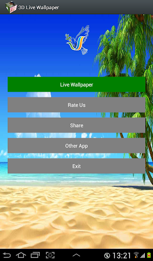 Android application 3D Photo Cube Live Wallpaper screenshort