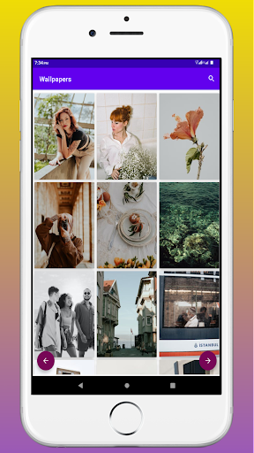 Android application Wallpapers screenshort