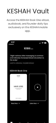 Android application KESHAH screenshort
