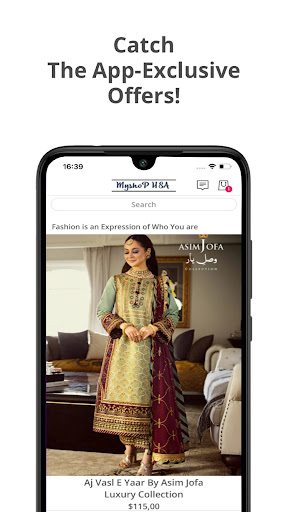 Android application MyshopUsa screenshort