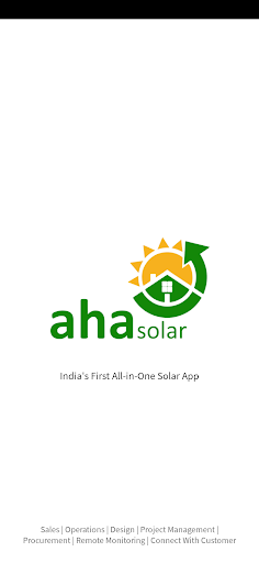 Android application AHAsolar One screenshort