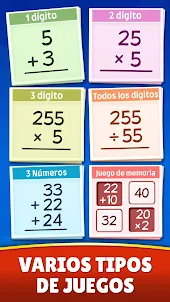 Matemáticas juegos: niños 5-12