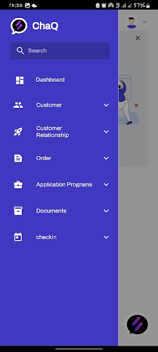 Android application ChaQ screenshort