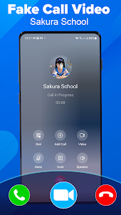 Sakura School Fake Call Video