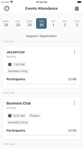 Aline Attendance Screen 2