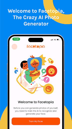 Android application Facetopia screenshort