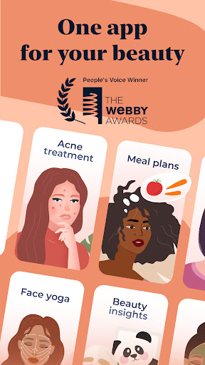 Android application Luvly: Face Exercise, Skincare screenshort