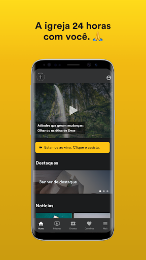 Android application Igreja MIVE screenshort