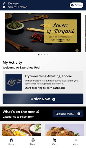 Android application Saundhee Potli screenshort