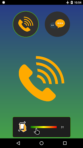 Android application Shake Fake Call Escape screenshort