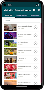 VEdit Video Cutter und Merger Screenshot