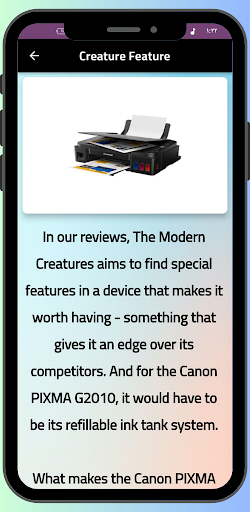 Canon G2010 Guide Screen 2