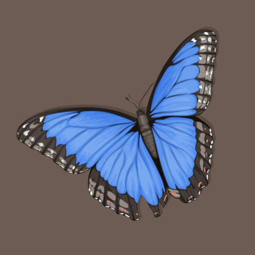 Blue Butterfly logo