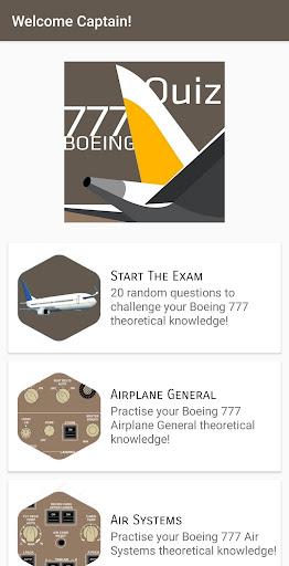 Android application Boeing 777 Question Bank | Qui screenshort