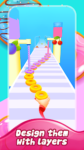 Donut 3D Game: Donut Stack