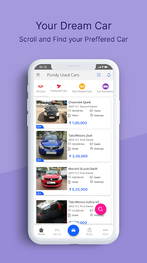 Android application Pondy Used Cars screenshort