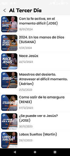 Al Tercer Dia Screen 3