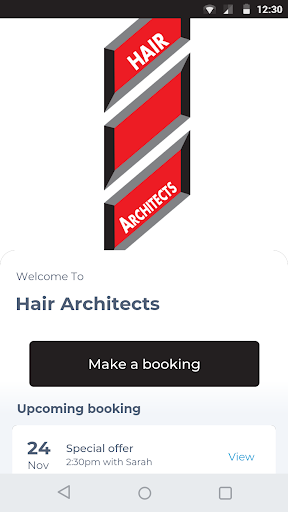 Android application Hair Architects screenshort