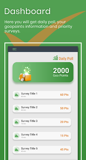 Android application GooPoll screenshort