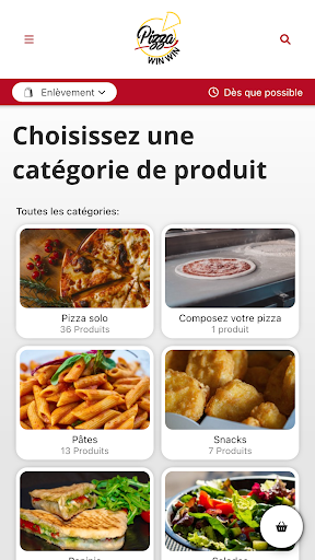 Android application Pizza Win Win screenshort