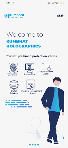Android application Kumbhat Holographics screenshort