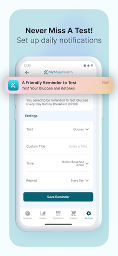 Screenshot of MyMojoHealth