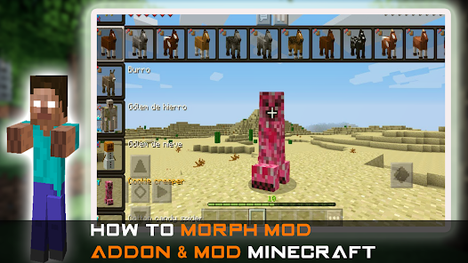 Captura 6 Morph Mod Addon for Minecraft android