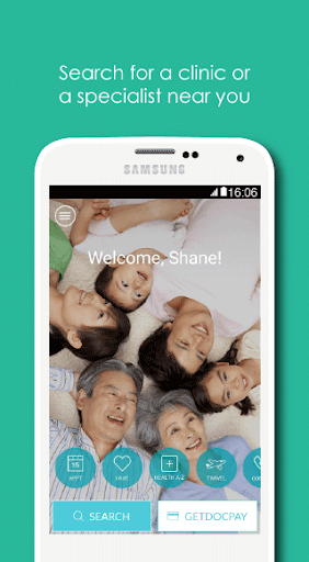Android application GetDoc - Search and Appointmen screenshort